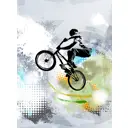 Фотообои флизелиновые Фотообоикин 200x271 см Велоспорт
