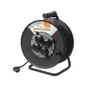 Удлинитель на катушке силовой Tdm electric SQ1307-0162 4 розетки с заземлением 50 м 3500 Вт цвет черный