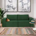 Диван раскладной Cityhd Прямой диван 243x78x90 см велюр цвет зеленый