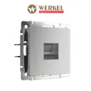 Розетка RJ45 встраиваемая Werkel a051360 цвет серебряный