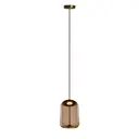 Светильник подвесной светодиодный Loft It Knot 8135-c mini 3 м² теплый белый (желтый) свет цвет золотой