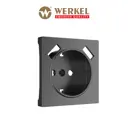 Накладка Werkel для розетки USB графит рифленый