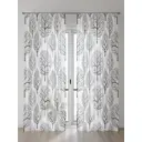 Тюль Comfy Way Алоуна - 84 CW580084-240 150x240 см на шторной ленте цвет белый 2 шт