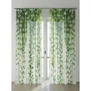 Тюль Comfy Way Алоуна - 73 CW580073-240 150x240 см на шторной ленте цвет белый 2 шт