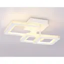 Люстра потолочная светодиодная Ambrella light Fa8877 с пультом управления 8 м² нейтральный белый свет цвет белый