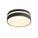 Светильник точечный встраиваемый светодиодный Ambrella Light Tn3306 2 м² под отверстие 7 см цвет черный