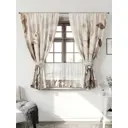 Комплект штор Comfy way Иномик - 94 CW705094-160 на шторной ленте 160x150 см цвет бежевый