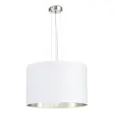 Люстра потолочная EVOLUCE SLE300503-03 Brescia 1 лампа 2 м² цвет никель