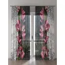 Тюль Comfy Way Алоуна - 09 CW580009-240 150x240 см на шторной ленте цвет серый 2 шт