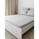 Простыня Denastia C011011 90x200 см, сатин, цвет серый