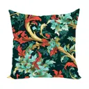 Подушка декоративная Zaberite Красно-зеленый букет Моррис 3784, 40x40 см