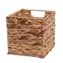 Корзина для белья WasserKRAFT Glan WB-660-L 27x27x27 см цвет коричневый