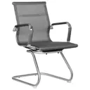 Офисное кресло для посетителей Dobrin CODY MESH LMR-102N_Mesh 53.5x88x60 см ткань цвет серый