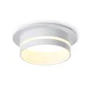 Светильник точечный встраиваемый светодиодный Ambrella Light Tn5218 2 м² под отверстие 9.3 см цвет белый