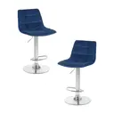 Барный стул Dobrin Tailor lm-5017 47x113x49 см цвет синий 2 шт