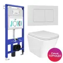 Комплект инсталляция с унитазом Joki JKS303011020WM цвет белый