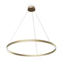 Светильник подвесной светодиодный Maytoni Rim Mod058pl-l54bsk 18 м² теплый белый (желтый) свет цвет латунь