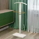Вешалка для одежды Мебелик Васко дерево 28x118x45 см цвет белый 113