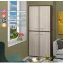 Стеллаж с полками Мэрдэс СУ(ш2в2)+4ФГ 96x216x34 см нагрузка до 30 кг ЛДСП цвет шамони/карамель