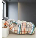 Комплект постельного белья Tango Twill евро сатин наволочки 50x70 - 2 шт 70x70 - 2 шт цвет серый/красный/темно-бежевый TPIG6-1871