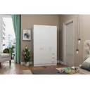 Шкаф распашной Vnk 120x202x58 см ЛДСП цвет белый