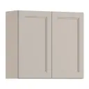 Навесной шкаф Регина Столплит 80x72x29 см с 2 фасадами МДФ цвет серый