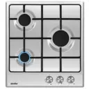 Газовая варочная панель Simfer H 45 V 30 M 411 45 см 3 конфорки цвет нержавеющая сталь