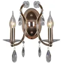 Настенный светильник Illumico Il2326-2wor-39 gd цвет жёлтый/золотой