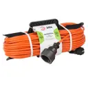 Удлинитель-шнур на рамке Эра Б0046814 1 розетка с заземлением 3x1.5 мм 50 м 3500 Вт цвет оранжевый