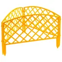 Забор Palisad 65001 32x33см цвет Желтый