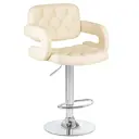 Барный стул Dobrin Tiesto LM 56x117x57 см искусственная кожа цвет кремовый