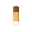 Светильник точечный накладной Ambrella light Xs6327062 2 м² цвет золотистый
