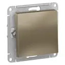 Выключатель встраиваемый Systeme Electric AtlasDesign ATN000511 1 клавиша цвет шампань