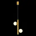 Светильник подвесной ST LUCE SL1185.203.02 Asolo 2 лампы 4 м² цвет золото