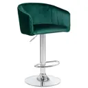 Барный стул Dobrin Darcy LM 51x107x46 см велюр цвет зеленый