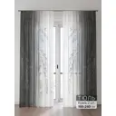 Тюль Comfy Way Алоуна - 56 CW580056-240 150x240 см на шторной ленте цвет белый 2 шт