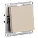 Выключатель встраиваемый Systeme electric AtlasDesign ATN001215 1 клавиша цвет бежевый 2 шт.