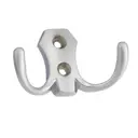 Крючок двухрожковый Kerron KR 20 SC двухрожковый матовый хром