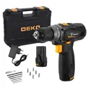 Дрель-шуруповерт аккумуляторная Deko GCD12DU3 063-4140, 12 В Li 2x2 Ач