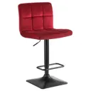 Барный стул Dobrin Dominic LM 42x115x52 см велюр цвет бордовый