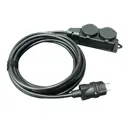 Удлинитель-шнур силовой Itok i-connect-SU-PVS-315-2-44-20 2 розетки с заземлением 3x1.5 мм 20 м 3500 Вт цвет черный