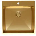 Мойка для кухни Reflexion Iseo RX2250GD 50x50 см глубина чаши 18.50 см нержавеющая сталь цвет золото