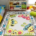 Ковер Agnella Funky Top Tig Graphite прямой 133x180 см полипропилен