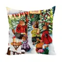 Подушка декоративная Zaberite Добрые друзья праздник Рождество 3996, 40x40 см