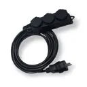 Удлинитель-шнур силовой Itok i-connect-SU-PVS-315-3-44-30 3 розетки с заземлением 3x1.5 мм 30 м 3500 Вт цвет черный