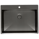 Мойка для кухни Reflexion Iseo RX2265BL 50x65 см глубина чаши 18.50 см нержавеющая сталь цвет стальной серый