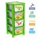 Комод Соломон Дино 4 ящика 42x52x103 см пластик цвет зеленый