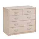 Комод Клик мебель 2553764 3 ящика 90x48x80 см ЛДСП цвет kraft