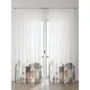 Тюль Comfy Way Алоуна - 151 CW580151-240 150x240 см на шторной ленте цвет бежевый 2 шт