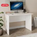 Письменный стол Letta L3793 110x75x67 см лдсп цвет белый
